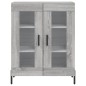 Highboard Grau Sonoma 69,5x34x180 cm Holzwerkstoff Highboard Grau Sonoma 69,5x34x180 cm Holzwerkstoff