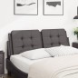 vidaXL Kopfteil-Kissen Grau 120 cm Kunstleder vidaXL Kopfteil-Kissen Grau 120 cm Kunstleder