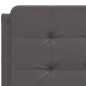 vidaXL Kopfteil-Kissen Grau 120 cm Kunstleder vidaXL Kopfteil-Kissen Grau 120 cm Kunstleder