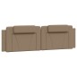 vidaXL Bett mit Matratze Cappuccino-Braun 180x200 cm Kunstleder vidaXL Bett mit Matratze Cappuccino-Braun 180x200 cm Kunstleder