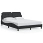 vidaXL Bettgestell mit Kopfteil Schwarz 120x200 cm Kunstleder vidaXL Bettgestell mit Kopfteil Schwarz 120x200 cm Kunstleder