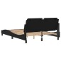 vidaXL Bettgestell mit Kopfteil Schwarz 120x200 cm Kunstleder vidaXL Bettgestell mit Kopfteil Schwarz 120x200 cm Kunstleder