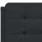 vidaXL Bettgestell mit Kopfteil Schwarz 120x200 cm Kunstleder vidaXL Bettgestell mit Kopfteil Schwarz 120x200 cm Kunstleder