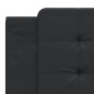 vidaXL Bettgestell mit Kopfteil Schwarz 180x200 cm Kunstleder vidaXL Bettgestell mit Kopfteil Schwarz 180x200 cm Kunstleder