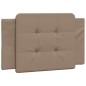 vidaXL Bettgestell mit Kopfteil Cappuccino-Braun 90x190 cm Kunstleder vidaXL Bettgestell mit Kopfteil Cappuccino-Braun 90x190 cm Kunstleder