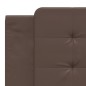 vidaXL Bett mit Matratze Braun 180x200 cm Kunstleder vidaXL Bett mit Matratze Braun 180x200 cm Kunstleder