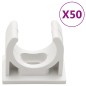 vidaXL Installationsrohre mit Clips Ø20 mm 30 m PVC vidaXL Installationsrohre mit Clips Ø20 mm 30 m PVC