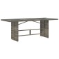 vidaXL 7-tlg. Garten-Essgruppe mit Kissen Grau Poly Rattan vidaXL 7-tlg. Garten-Essgruppe mit Kissen Grau Poly Rattan
