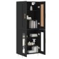 vidaXL Highboard Schwarz 69,5x34x180 cm Holzwerkstoff vidaXL Highboard Schwarz 69,5x34x180 cm Holzwerkstoff