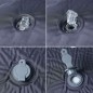 vidaXL Selbstaufblasende Isomatte mit Kissen Grau vidaXL Selbstaufblasende Isomatte mit Kissen Grau