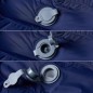 vidaXL Selbstaufblasende Isomatte mit Kissen Marineblau vidaXL Selbstaufblasende Isomatte mit Kissen Marineblau