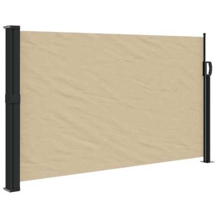 vidaXL Seitenmarkise Ausziehbar Beige 120x300 cm