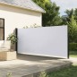 vidaXL Seitenmarkise Ausziehbar Weiß 160x300 cm vidaXL Seitenmarkise Ausziehbar Weiß 160x300 cm