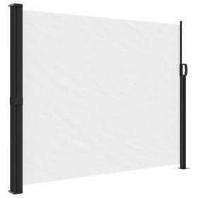 vidaXL Seitenmarkise Ausziehbar Weiß 160x300 cm