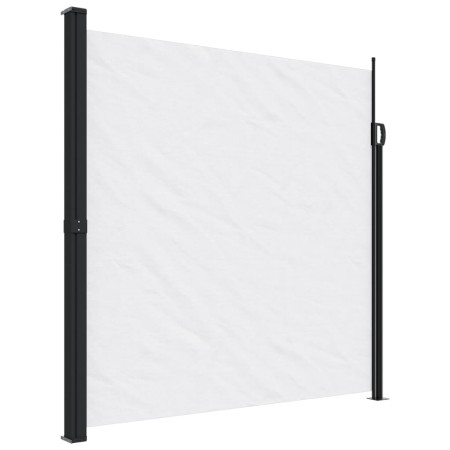 vidaXL Seitenmarkise Ausziehbar Weiß 200x300 cm
