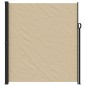 vidaXL Seitenmarkise Ausziehbar Beige 220x300 cm vidaXL Seitenmarkise Ausziehbar Beige 220x300 cm