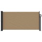 vidaXL Seitenmarkise Ausziehbar Taupe 100x500 cm vidaXL Seitenmarkise Ausziehbar Taupe 100x500 cm