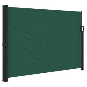 vidaXL Seitenmarkise Ausziehbar Dunkelgrün 140x500 cm