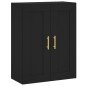 vidaXL Highboard Schwarz 69,5x34x180 cm Holzwerkstoff vidaXL Highboard Schwarz 69,5x34x180 cm Holzwerkstoff