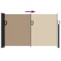 vidaXL Seitenmarkise Ausziehbar Taupe 120x600 cm vidaXL Seitenmarkise Ausziehbar Taupe 120x600 cm