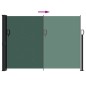 vidaXL Seitenmarkise Ausziehbar Dunkelgrün 140x600 cm vidaXL Seitenmarkise Ausziehbar Dunkelgrün 140x600 cm