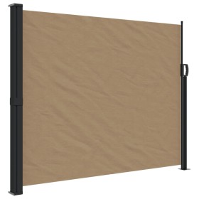 vidaXL Seitenmarkise Ausziehbar Taupe 160x600 cm