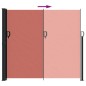 vidaXL Seitenmarkise Ausziehbar Terrakottarot 180x600 cm vidaXL Seitenmarkise Ausziehbar Terrakottarot 180x600 cm