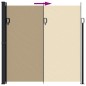 vidaXL Seitenmarkise Ausziehbar Beige 200x600 cm vidaXL Seitenmarkise Ausziehbar Beige 200x600 cm