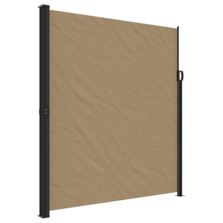 vidaXL Seitenmarkise Ausziehbar Taupe 220x600 cm