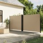 vidaXL Seitenmarkise Ausziehbar Beige 180x600 cm vidaXL Seitenmarkise Ausziehbar Beige 180x600 cm