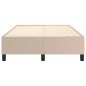 vidaXL Bettgestell Cappuccino-Braun 120x200 cm Kunstleder vidaXL Bettgestell Cappuccino-Braun 120x200 cm Kunstleder