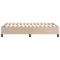 vidaXL Bettgestell Cappuccino-Braun 120x200 cm Kunstleder vidaXL Bettgestell Cappuccino-Braun 120x200 cm Kunstleder