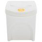 vidaXL Stapelbare Mülleimer 4 Stk. Weiß 100 L Polypropylen vidaXL Stapelbare Mülleimer 4 Stk. Weiß 100 L Polypropylen