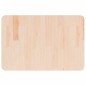 vidaXL Waschtischplatte 60x40x2,5 cm Massivholz Unbehandelt vidaXL Waschtischplatte 60x40x2,5 cm Massivholz Unbehandelt