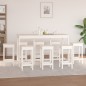 vidaXL 9-tlg. Bar-Set Weiß Massivholz Kiefer vidaXL 9-tlg. Bar-Set Weiß Massivholz Kiefer