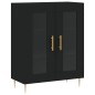 vidaXL Highboard Schwarz 69,5x34x180 cm Holzwerkstoff vidaXL Highboard Schwarz 69,5x34x180 cm Holzwerkstoff