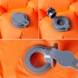 vidaXL Aufblasbare Isomatte Orange 190x58x6 cm vidaXL Aufblasbare Isomatte Orange 190x58x6 cm