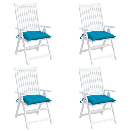 vidaXL Palettenkissen 4 Stk. Hellblau 50x50x7 cm Oxford-Gewebe