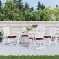 vidaXL Stuhlkissen 4 Stk. Weinrot 40x40x7 cm Oxford-Gewebe vidaXL Stuhlkissen 4 Stk. Weinrot 40x40x7 cm Oxford-Gewebe