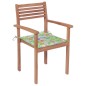 Stapelbare Gartenstühle mit Kissen 8 Stk. Massivholz Teak Stapelbare Gartenstühle mit Kissen 8 Stk. Massivholz Teak