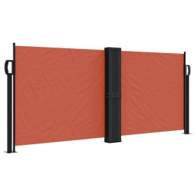 vidaXL Seitenmarkise Ausziehbar Terrakottarot 100x600 cm