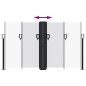 vidaXL Seitenmarkise Ausziehbar Weiß 140x1000 cm vidaXL Seitenmarkise Ausziehbar Weiß 140x1000 cm