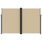vidaXL Seitenmarkise Ausziehbar Beige 220x1000 cm vidaXL Seitenmarkise Ausziehbar Beige 220x1000 cm