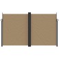 vidaXL Seitenmarkise Ausziehbar Taupe 200x1200 cm vidaXL Seitenmarkise Ausziehbar Taupe 200x1200 cm