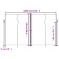 vidaXL Seitenmarkise Ausziehbar Terrakottarot 220x1200 cm vidaXL Seitenmarkise Ausziehbar Terrakottarot 220x1200 cm