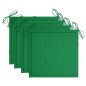 Klappbare Gartenstühle mit Kissen 4 Stk. Massivholz Teak Klappbare Gartenstühle mit Kissen 4 Stk. Massivholz Teak