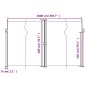 vidaXL Seitenmarkise Ausziehbar Terrakottarot 200x1000 cm vidaXL Seitenmarkise Ausziehbar Terrakottarot 200x1000 cm