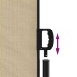vidaXL Seitenmarkise Ausziehbar Beige 140x1200 cm vidaXL Seitenmarkise Ausziehbar Beige 140x1200 cm