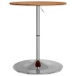 vidaXL Bartisch Hellbraun Ø60x89,5 cm Massivholz Eiche vidaXL Bartisch Hellbraun Ø60x89,5 cm Massivholz Eiche