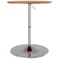 vidaXL Bartisch Hellbraun Ø60x89,5 cm Massivholz Eiche vidaXL Bartisch Hellbraun Ø60x89,5 cm Massivholz Eiche
